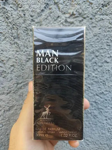 Man Black Edition EDP Maison Alhambra masculino 30ml